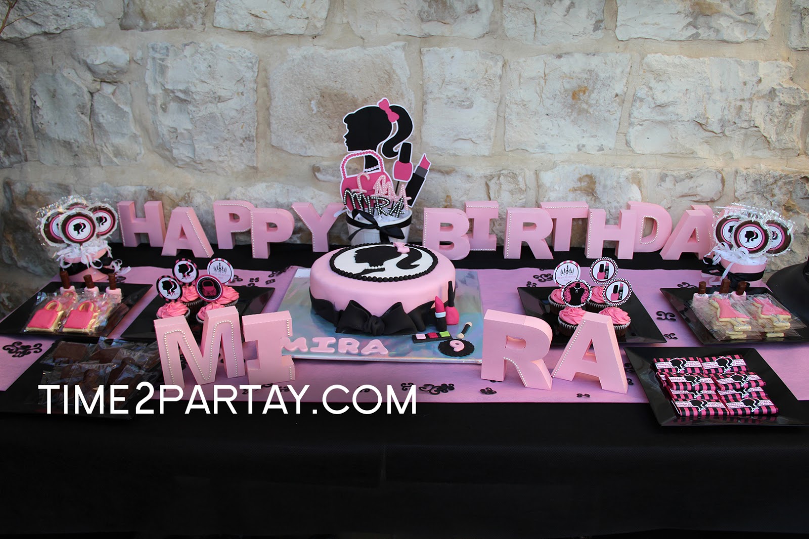 A Fashion Makeup  Themed Birthday Party  Time2Partay com