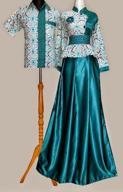 10 Model Gamis Batik Kombinasi Satin Terbaru 2019