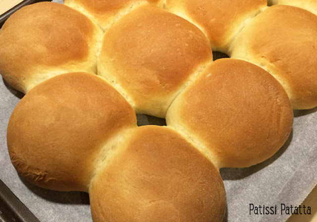 recette de butter rolls, pains américains, petits pains américains, petits pains au beurre, pains au beurre, pains fait maison, cuisine traditionnelle américaine, recette américaine