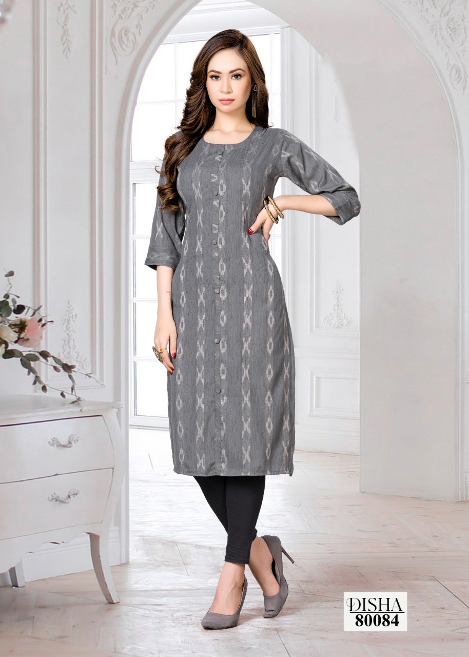 Buy Disha Fashion Institute Hand Made Designer Cotton Royal Blue Printed  Kurti at Amazon.in