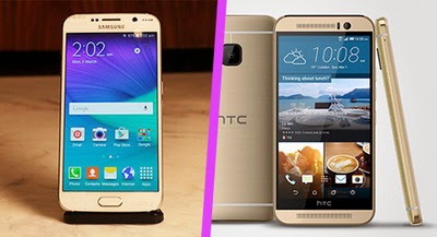 Perbandingan Samsung Galaxy S6 vs. HTC One M9