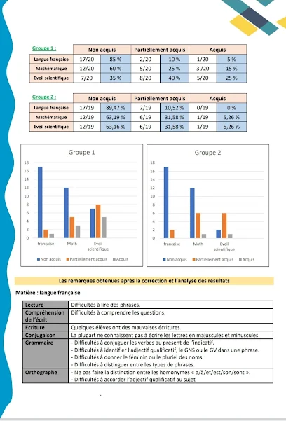 Rapport d’évaluation diagnostique au format word