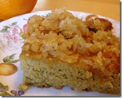 orange coffee cake