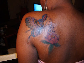 butterfly tattoo art gallery which has a very good design with the right color processing
