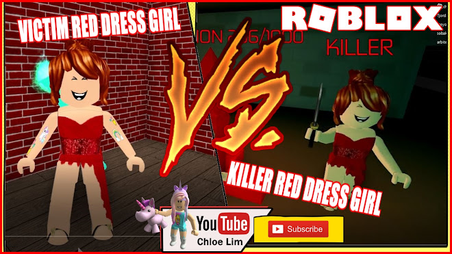Chloe Tuber Roblox Survive The Red Dress Girl Gameplay The Red Dress Girl Looking For Revenge - red dress roblox