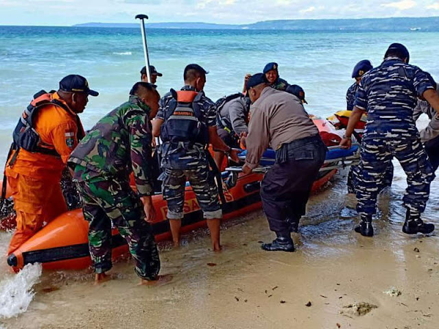 Koramil  Kota Biak Gelar Latihan Gabungan Tanggap Bencana