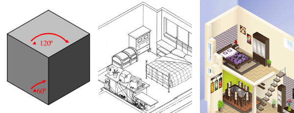 Isometric Perspective Drawing Samples