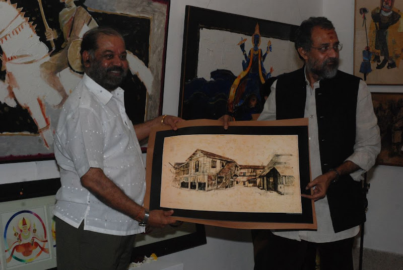 Art Director Thota Tharrani Art Exhibition  Inauguration Stills Photos film pics