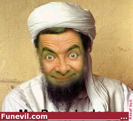 Mr Bean Laden Funny Picture. in laden mr bean in laden.