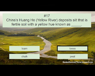 The correct answer is loess.
