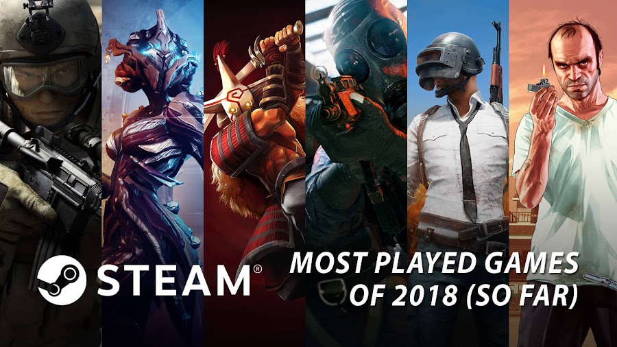 most played games 2018 steam