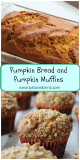 Pumpkin Bread and Pumpkin Muffins