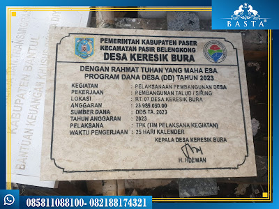 Prasasti Pembangunan Marmer