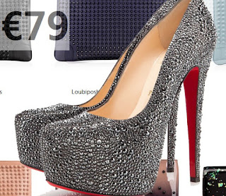 louboutin strass femme