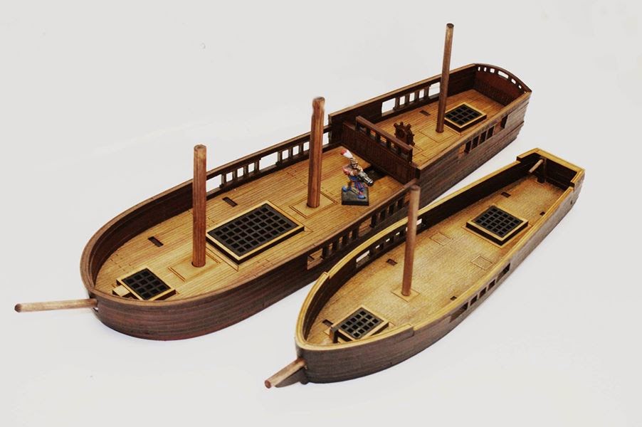 Laser Cut Ship Models