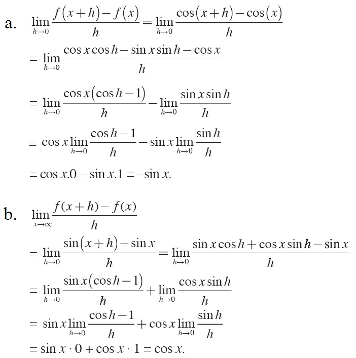 Contoh Soal Limit Fungsi Trigonometri Aljabar Pembahasan
