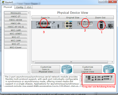 Llatihan membuat jaringan warnet dengan Cisco Paket Tracer Bagian 2