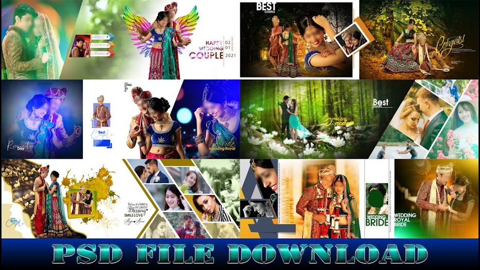 Free Wedding Psd 2021 Karizma Canvera Albam Download