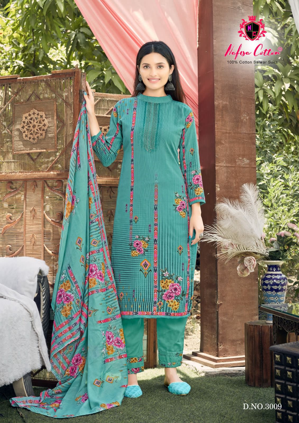 Nafisha Esra Karachi Suits Vol 2 Pure Soft Cotton Wholesale Pakistani  Salwar Suit Catalog