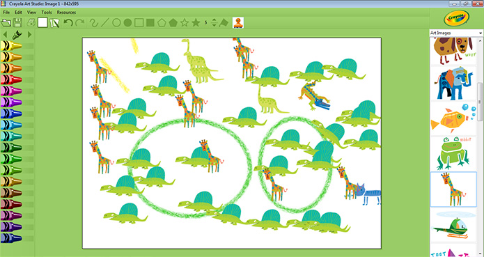 Crayola Art Studio - Phần mềm học vẽ và tô màu cho trẻ em b