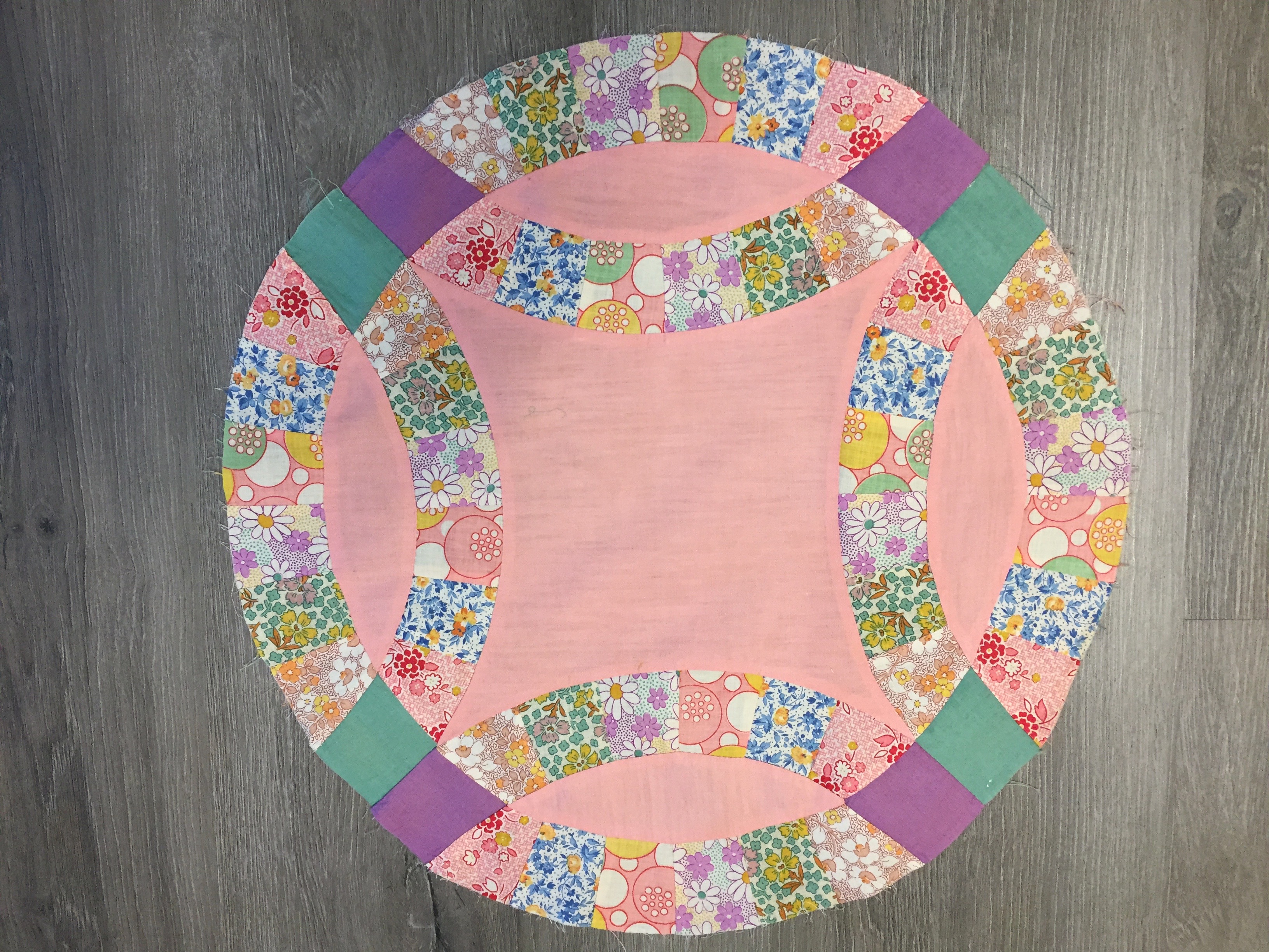 Antique Double Wedding Ring Quilt - A Quilting Life