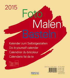 Foto-Malen-Basteln beige 2015: Kalender zum Selbstgestalten