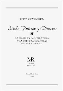 Presentación de Señales, portentos y demonios. La magia en la literatura y la cultura españolas del Renacimiento. Portada del ejemplar.