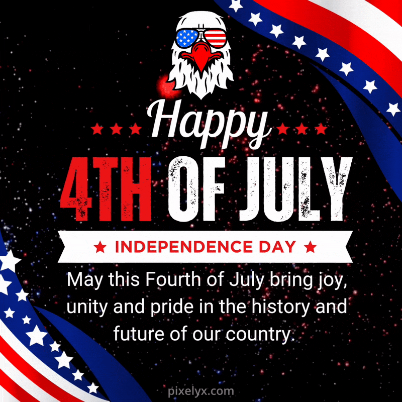 Animated Happy 4th of July 2023 GIF Images