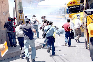 Panic in Tegucigalpa, teacher strikes