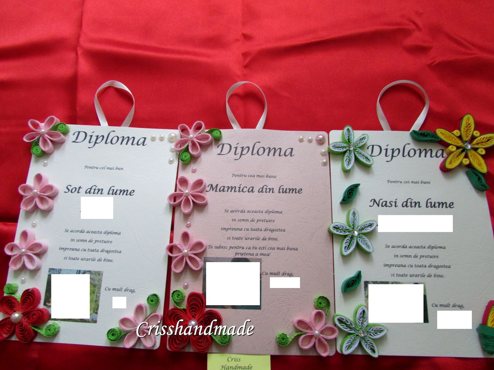 Criss Handmade Diplome Personalizate Handmade