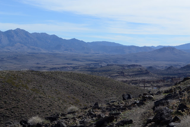 rimmed canyons on the other side