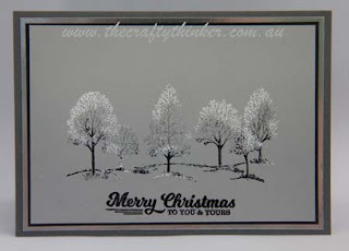 SU, Heat Embossing, Christmas Card, hand made