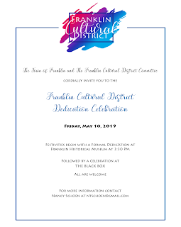 Franklin Cultural District Dedication - May 10