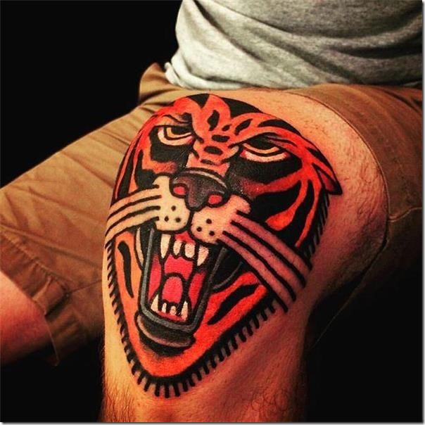 tatuaje-de-tigre-en-el-pliegue-de-la-rodilla