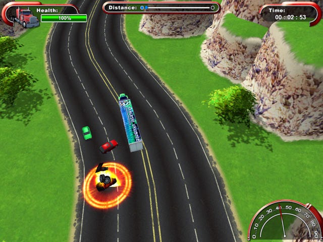 Game Balapan Truck Heboh Mad Truckers Truck Gila