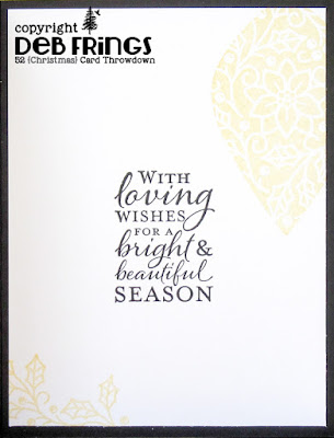 Season's Greetings inside - photo by Deborah Frings - Deborah's Gems