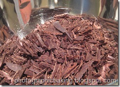 Chopped chocolate