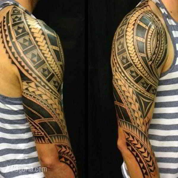 Imagen de un Tatuaje tribal para hombre