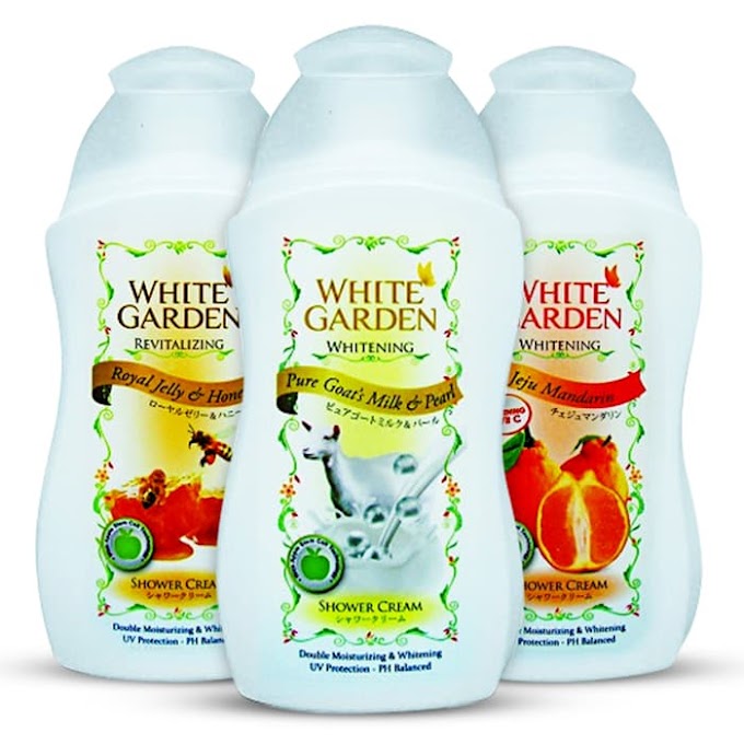 Mandi Susu #Dirumahaja dengan White Garden Shower Cream