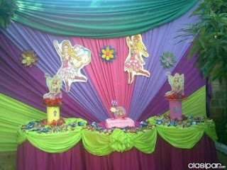 Children parties, Barbie decoration