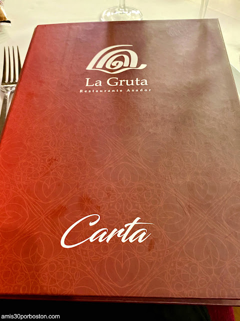Carta del Restaurante Asador La Gruta en Almería