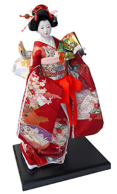 Boneka Kimono Jepang Keren