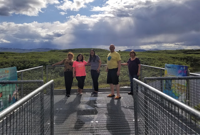 Fish Viewing Area off Richardson Highway just passed  Summit Lake