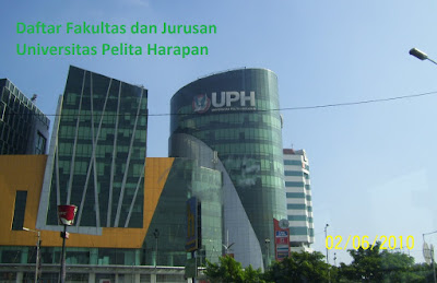 Daftar fakultas, jurusan dan program studi untuk diploma, doktor ,magister, sarjana UPH Universitas Pelita Harapan Lengkap Terbaru