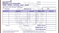 Contoh Kartu Nama Servis Elektronik