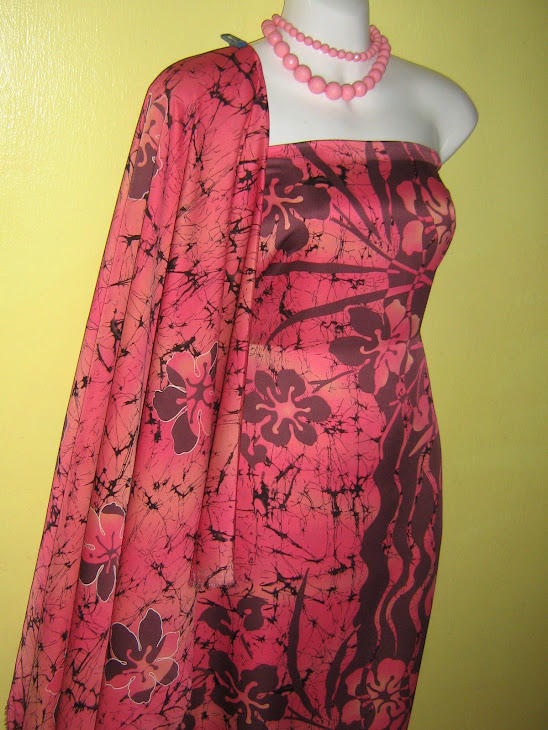 BRCSM 732C : BATIK RETAK CHIFFON SCRIPT MATCHING, 2M+2M