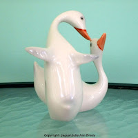 Hollohaza Vintage Ducks Figurine