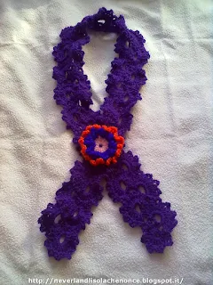 Queen Anne's lace scarf - http://neverlandlisolachenonce.blogspot.it/
