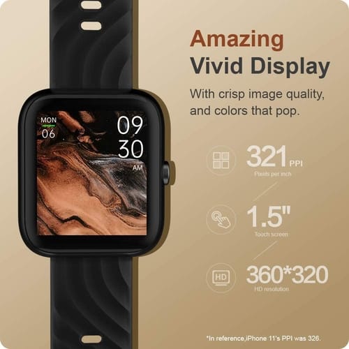 Virmee VT3 Plus Men Women Fitness Tracker Smart Watch