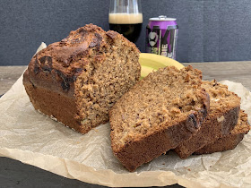 Zombie Cake Banana Bread - infused with a chocolatey porter